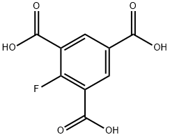 2-氟-1,3,5-苯三甲酸,720-18-3,结构式