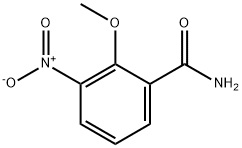 2-Methoxy-3-nitrobenzamide Struktur