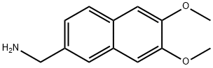 (6,7-dimethoxynaphthalen-2-yl)methanamine Structure