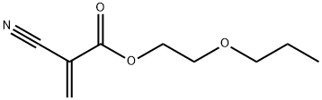 2-Propoxyethyl2-cyanoprop-2-enoate Structure