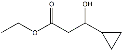 ethyl 3-cyclopropyl-3-hydroxypropanoate Struktur