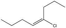 cis-4-chloro-4-octene Structure