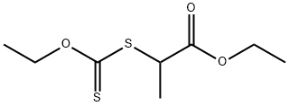 2-[(乙氧基硫代羰基)硫基]丙酸乙酯 结构式