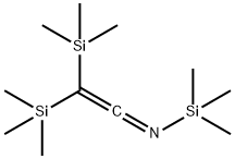 Silanamine, N-[bis(trimethylsilyl)ethenylidene]-1,1,1-trimethyl- Struktur