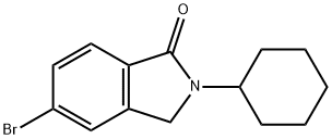 5-溴-2-环己基异吲哚啉-1-酮,735351-81-2,结构式