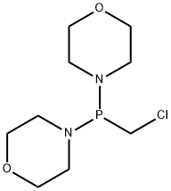4-[chloromethyl(morpholin-4-yl)phosphoryl]morpholine Structure