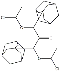 1-Chloro-3-adamantyl(ethoxymethyl) ketone Structure