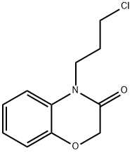 2H-1,4-Benzoxazin-3(4H)-one, 4-(3-chloropropyl)- 结构式