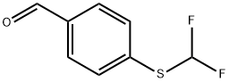 4-[(difluoromethyl)sulfanyl]benzaldehyde Structure