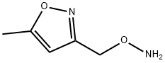 O-[(5-methyl-1,2-oxazol-3-yl)methyl]hydroxylamine Struktur