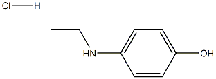 4-(乙胺基)苯酚盐酸 结构式