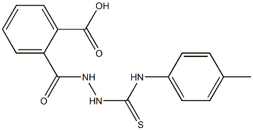 2-{[2-(4-toluidinocarbothioyl)hydrazino]carbonyl}benzoic acid|