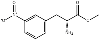 METHYL (2R)-2-AMINO-3-(3-NITROPHENYL)PROPANOATE 结构式