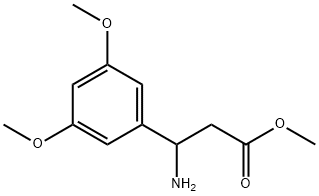 methyl 3-amino-3-(3,5-dimethoxyphenyl)propanoate Structure
