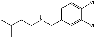 (3,4-二氯苯基)甲基](3-甲基丁基)胺, 756475-18-0, 结构式