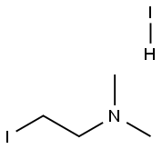 (2-碘乙基)二甲基胺氢碘酸盐 结构式