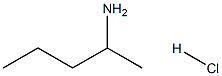 pentan-2-amine hydrochloride 化学構造式