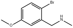 [(2-BROMO-5-METHOXYPHENYL)METHYL](METHYL)AMINE Struktur