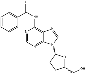 N6-Benzoyl-2',3'-dideoxyadenosine,77244-86-1,结构式