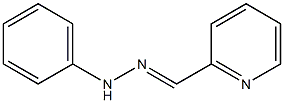 2-PYRIDINECARBOXALDEHYDE PHENYLHYDRAZONE Structure