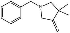 3-Pyrrolidinone, 4,4-dimethyl-1-(phenylmethyl)- Structure