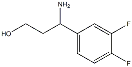 3-AMINO-3-(3,4-DIFLUOROPHENYL)PROPAN-1-OL Struktur