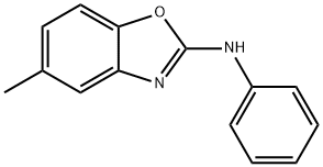 5-methyl-N-phenyl-1,3-benzoxazol-2-amine Struktur