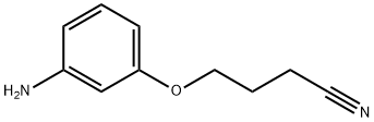 4-(3-aminophenoxy)butanenitrile Struktur