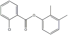 2,3-dimethylphenyl 2-chlorobenzoate 结构式