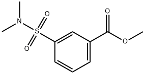 METHYL 3-(DIMETHYLSULFAMOYL)BENZOATE Structure