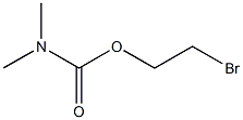 2-bromoethyl N,N-dimethylcarbamate Struktur