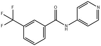 Benzamide, N-4-pyridinyl-3-(trifluoromethyl)- Structure