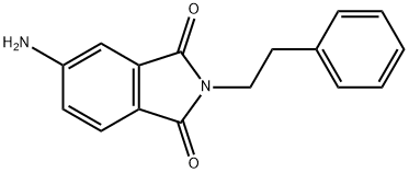 5-amino-2-(2-phenylethyl)-2,3-dihydro-1H-isoindole-1,3-dione,83051-33-6,结构式
