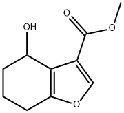 Methyl 4-hydroxy-4,5,6,7-tetrahydrobenzofuran-3-carboxylate Structure