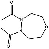 1,4,5-Oxadiazepine, 4,5-diacetylhexahydro- Struktur