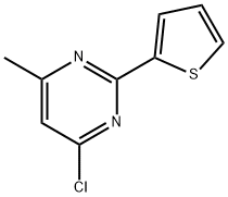 4-Chloro-6-methyl-2-(2-thienyl)pyrimidine|4-Chloro-6-methyl-2-(2-thienyl)pyrimidine