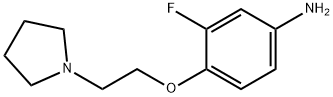 3-Fluoro-4-(2-pyrrolidin-1-yl-ethoxy)-phenylamine|3-FLUORO-4-(2-PYRROLIDIN-1-YL-ETHOXY)-PHENYLAMINE