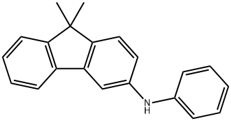 9H-Fluoren-3-amine, 9,9-dimethyl-N-phenyl- 化学構造式