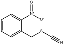 {[(2-nitrophenyl)methyl]sulfanyl}carbonitrile 结构式