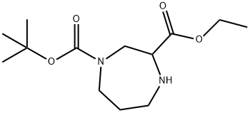 1-(tert-butyl) 3-ethyl 1,4-diazepane-1,3-dicarboxylate|