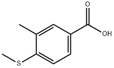 3-Methyl-4-(methylsulfanyl)benzoic acid Structure