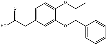 2-[3-(苄氧基)-4-乙氧基苯基]乙酸, 85475-84-9, 结构式