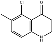 5-chloro-6-methyl-2,3-dihydroquinolin-4(1H)-one Struktur