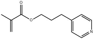 2-Propenoic acid, 2-methyl-, 3-(4-pyridinyl)propyl ester Structure