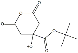 tert-butyl 4-hydroxy-2,6-dioxooxane-4-carboxylate,864531-02-2,结构式