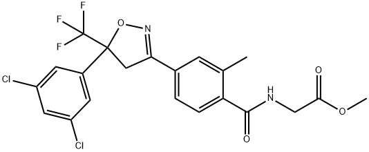 methyl (4-(5-(3,5-dichlorophenyl)-5-(trifluoromethyl)-4,5-dihydroisoxazol-3-yl)-2-methylbenzoyl)glycinate|氟雷拉纳中间体