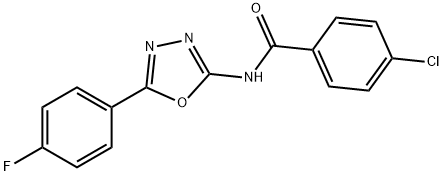 4-Chloro-N-[5-(4-fluorophenyl)-1,3,4-oxadiazol-2-yl]-benzamide price.