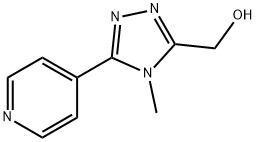 [4-Methyl-5-(4-pyridyl)-4H-1,2,4-triazol-3-yl]methanol Structure