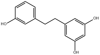3,5,3'-Trihydroxybibenzyl 化学構造式