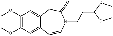 3-(2-(1,3-DIOXOLAN-2-YL)ETHYL)-7,8-DIMETHOXY-1H-BENZO[d]AZEPIN-2-ONE,866462-52-4,结构式